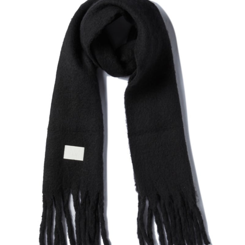 

Широкий длинный шарф SILN (ЧЕРНЫЙ) FREE