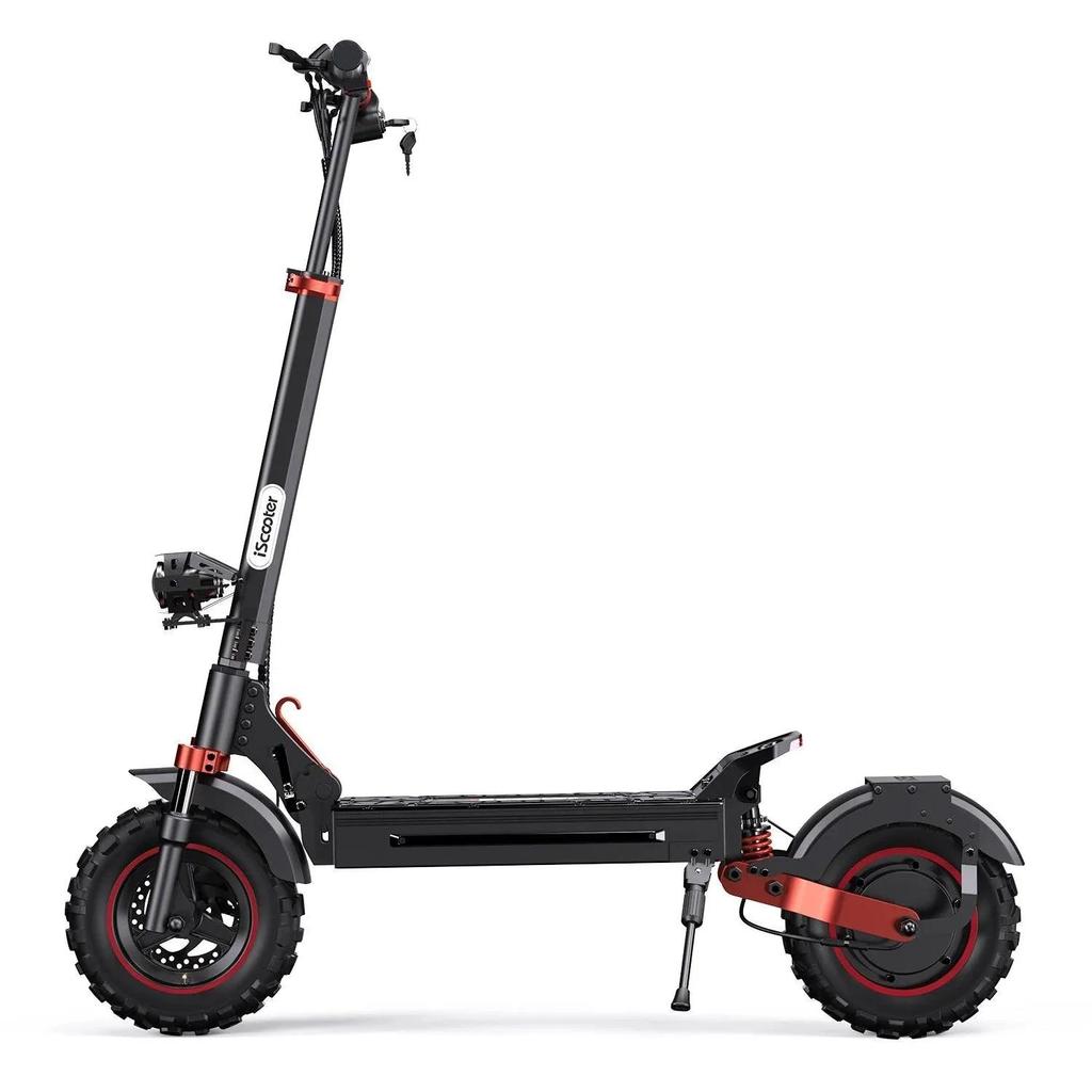 11" Large Wheel iScooter All Terrain E-Scooter 1000W Motor, 48V15Ah Battery, LCD Display, 45km/h High Speed Foldable E-Scooter with Ambient Light