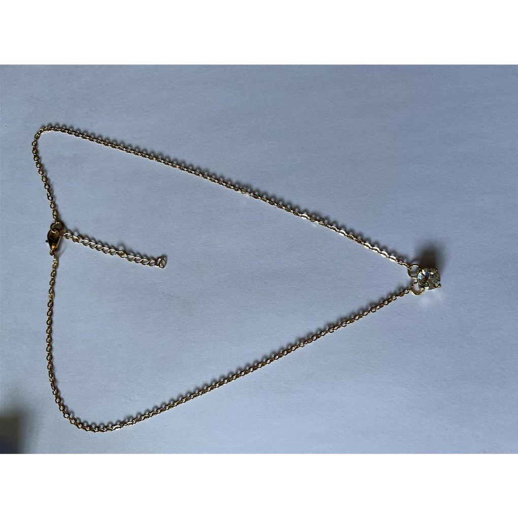 Necklace Chains Trendy Jewelry with Rhinestones Universal Gold Silver Hanging Pendants Choker Necklaces for Valentines Day