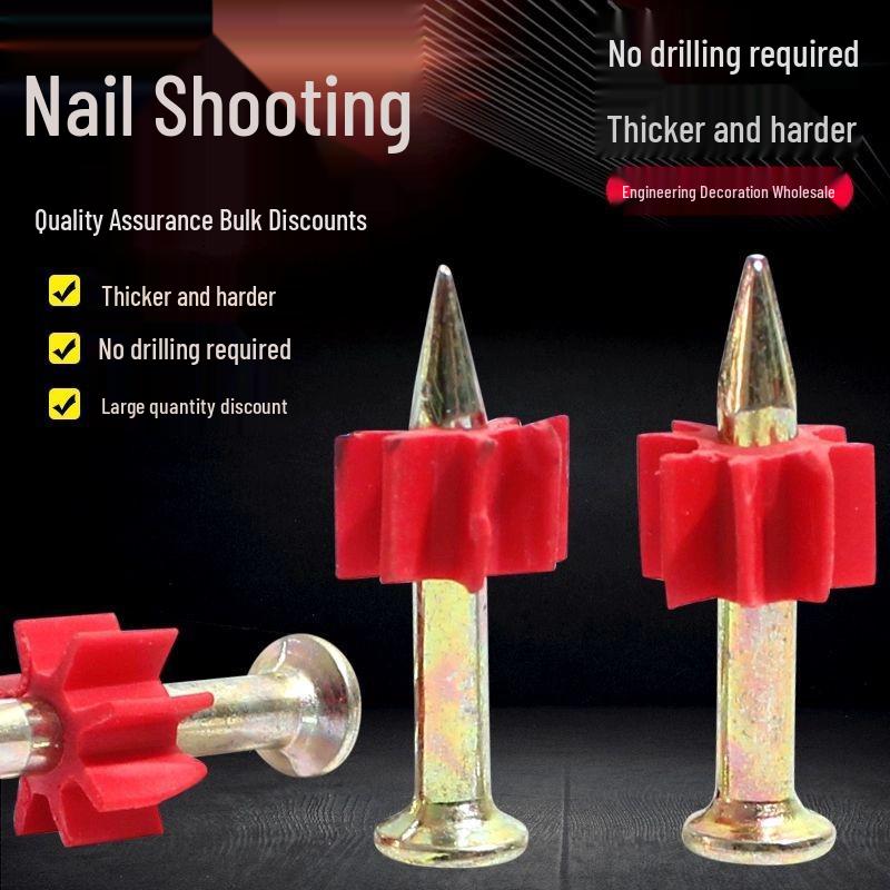 27/32mm Large Head Steel and Cement Hanging Nails for Wall, Home Improvement Hardware, Suitable for Nail Gun