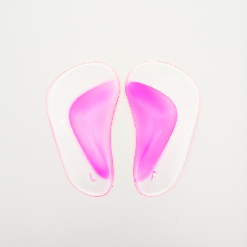 Silicone Orthotic Arch Support Insoles for Flat Feet with Shock Absorption - For Adults & Kids