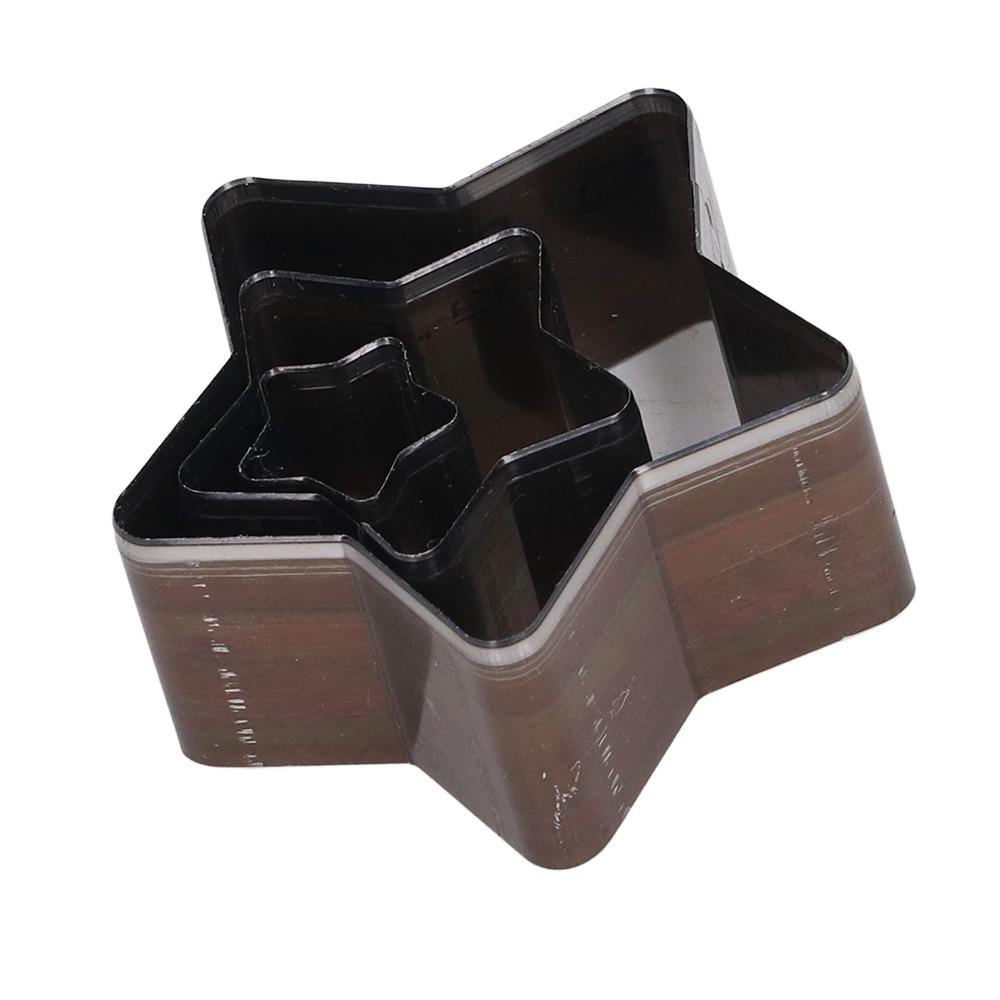 3pcs With Storage Box Leather Die Cutter Steel Material Leather Punch Die Set For DIY Crafts