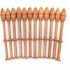 Lace Bobbin Hardwood, 12pcs 4.3in Practical DIY Beech Lace Bobbin Sewing Tools Durable Lace Robbin Weaving Tools for Hand-knitting DIY Tools, Such As
