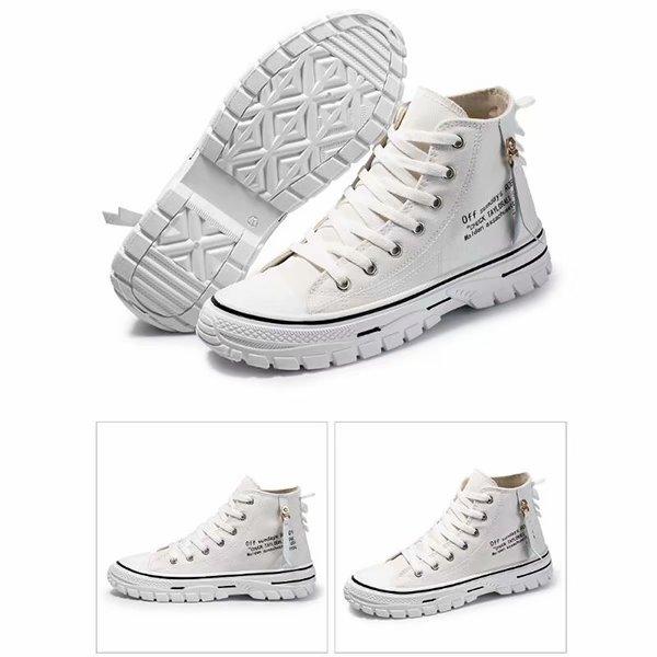 Tendência de sapatos de lona de cano alto masculino casual legal moda estilo de rua tênis hip hop para adolescentes