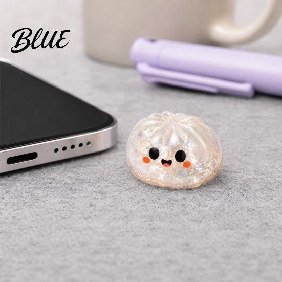 Angstlösende Schreibtischspielzeuge Halloween Glitzer Quetschball Stressball TPR Langsam aufsteigendes Fidget Toy Geschenk für Kinder Geist Kürbis Augapfel Knödel