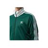 adidas Originals Adicolor Classics Beckenbauer Giacca Aderente con Zip e Collo Alto a Righe da Uomo Giacche Verde IP0417
