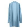 Women's Long Sleeved Color Medium Length Knitted Cardigan Jacket Sweater Knitted Sweater