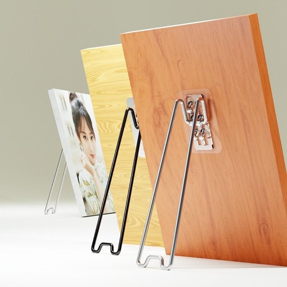 Self-Adhesive Picture Frame Bracket Stainless Steel Easel Back Stand  Art Display