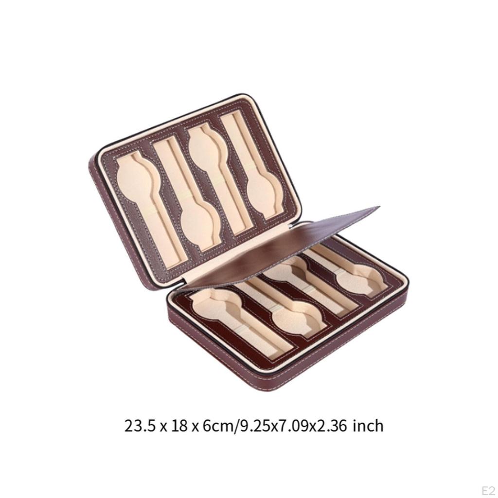 Double Layer Watch Holder with 8 Slots for Travel and Storage