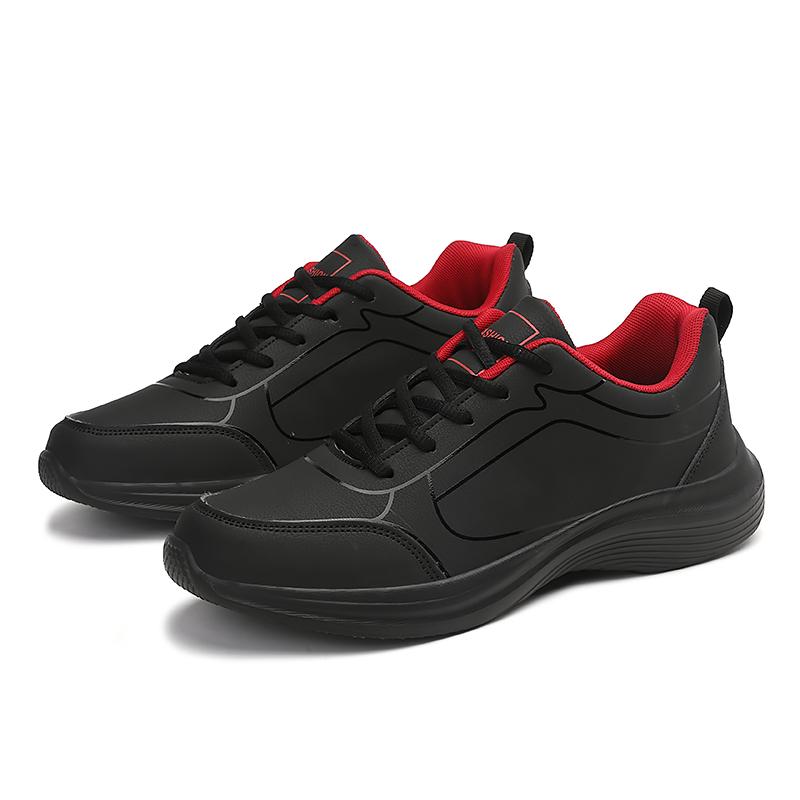 Men Sneakers Spring Fall Casual Lace Up Platform Shoes Lightweight Sports Shoes for Men Comfortable Walking Breathable