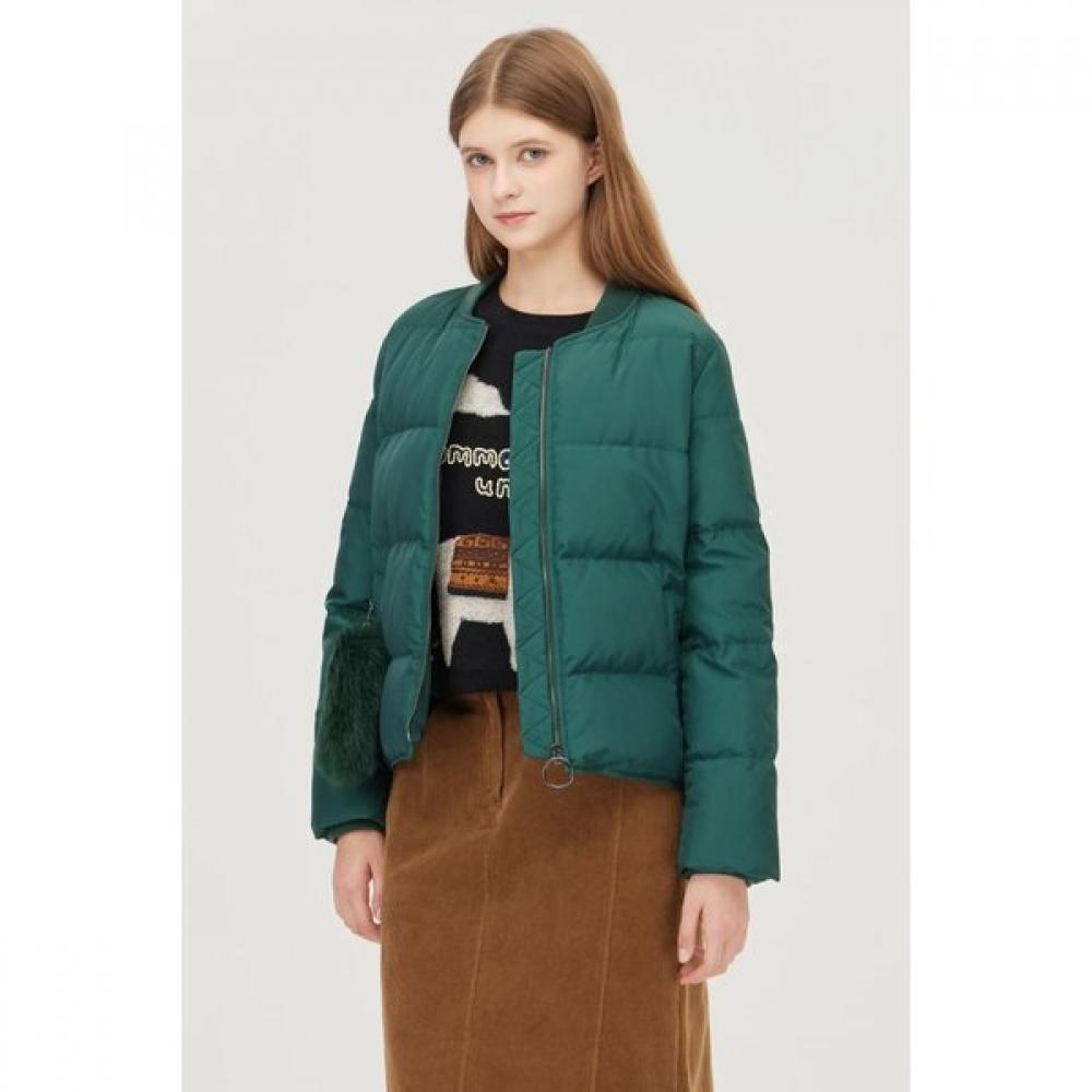 Fur Keyring Zip Up Duck Down Padding Bapde1561
