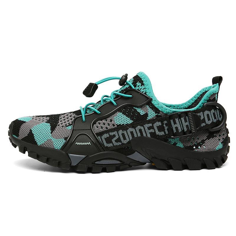 Men or Women Outdoors Sneaker Climbing Shoes Breathe Mountain Shoes Self-Locking Cleats Dirt  Shoes Speed Racing Flat Sneaker