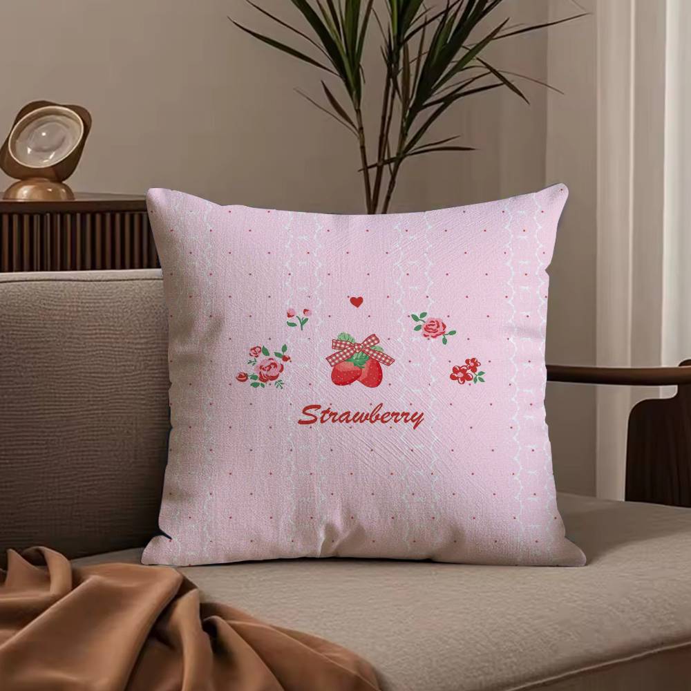 S-Květ jahod Povlak na polštář null