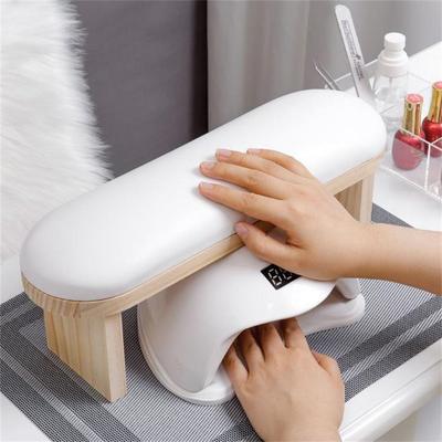Black PU Leather Nail Art Stand Nail Hand Rest Pillow Hand Cushion Pillow Holder For Manicure Table For Nail Salon Top Quaility