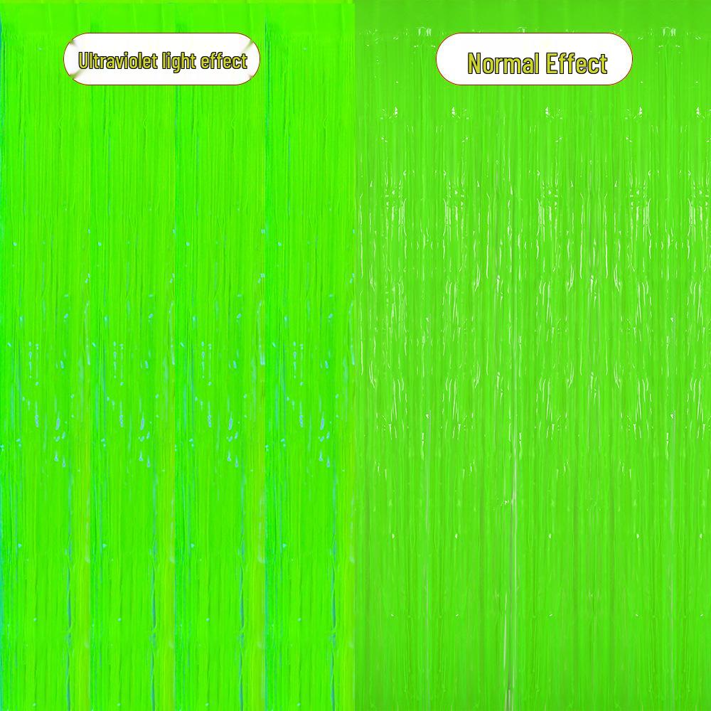 Colorful Macaron Tinsel Curtain for Kids' Party Decor & Dress-Up