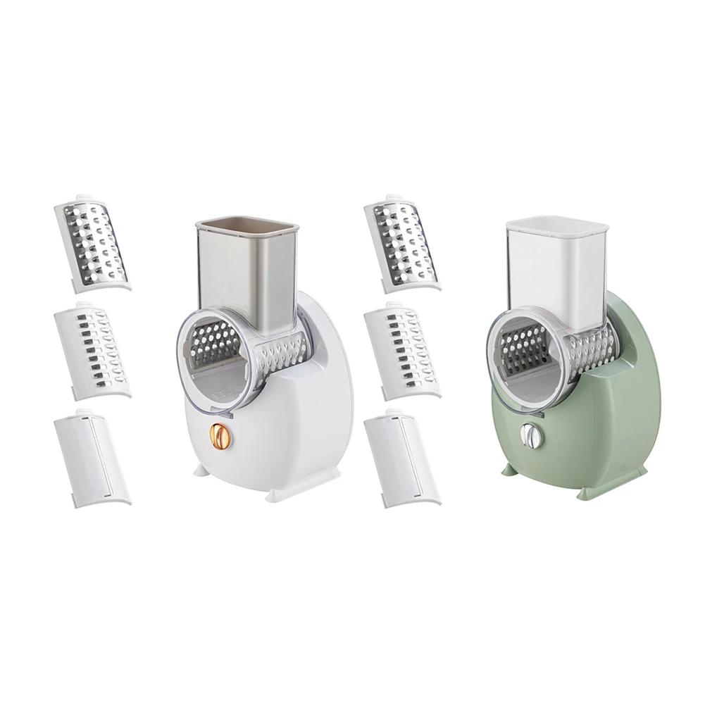 Electric Vegetable Slicer Household Gadgets 3-in-1 Multifunctional Potato Chopper Carrot Cheese Rechargeable Kitchen Accessories