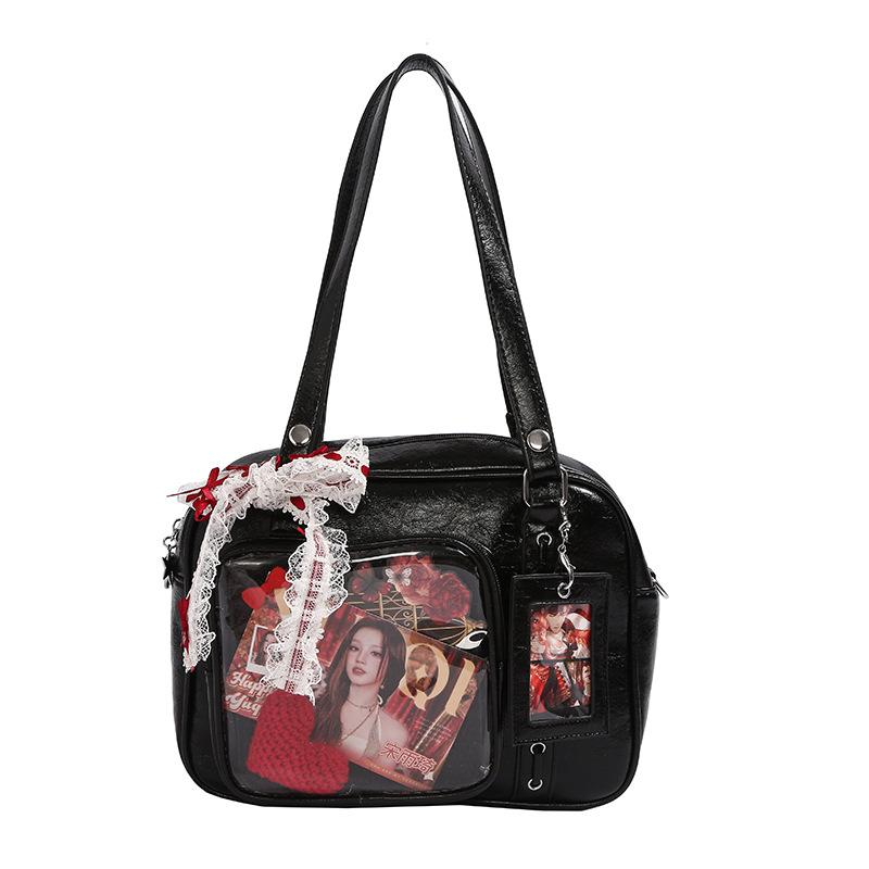 New Sweet and Cool Ita Bag Cute Kawaii Portable Shoulder Bag Comic Show Star Chasing Crossbody Bag Large Capacity Backpack