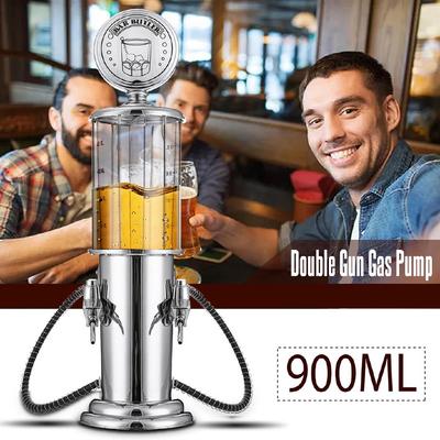 Kuchyňský Mini Dávkovač Piva Stroj Nádoby na Pití Dvojitá Pistole Pumpa Průhledný Vrstvený Design Bar Čerpací Stanice Pivo Nový