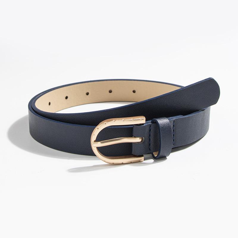Ladies' Belt: Casual and Versatile, Smooth Basic Ladies' Belt Set