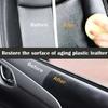 Car Interior Gloss Restoration Wax - Plastic Parts Refurbishment, Repair of Yellowed Black Car Body - Effectively Removes Scratches and 