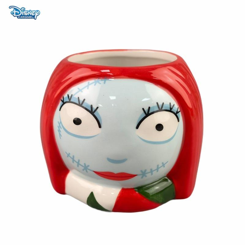 Disney The Nightmare Before Christmas Halloween cartoon ceramic mug Jack spoof cup Christmas Sally horror cartoon skull gift cup