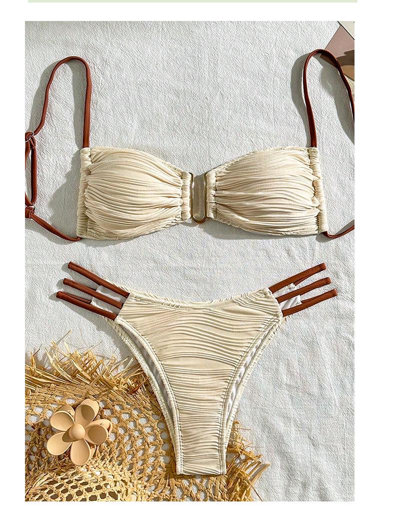 

2025 European & American Women s Bandage Bikini Set - New Style Swimwear Large