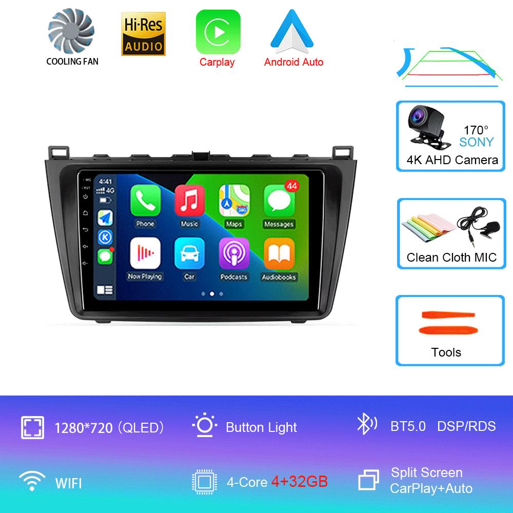 

Android14 Carplay Auto Для Mazda 6 GH 2007 2008 2009 2010 2011 2012 Мультимедиа GPS Автомагнитола Видеоплеер Стерео 2din Головное устройство