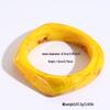 Europese & Amerikaanse Retro High-End Semi-Transparant Ovaal Hars Armband voor Meisjes