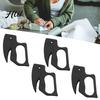 Plastic Letter Opener 4Pcs Portable Safe Envelope Slitter Compact Christmas Gift Wrapping Tool for Home And Office Cutter
