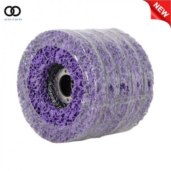 10 Pack 4-1/2" × 7/8" Strip Discs Stripping Wheel for Remove Scaling Purple New