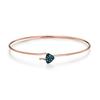 Roseedor Smoothie Petit Triangle Diamond Bangle Bracelet_211610271