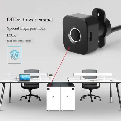 Fingerprint Cabinet Lock Keyless Biometric Cabinet Drawer Lock Sturdy Construction Rechargeable