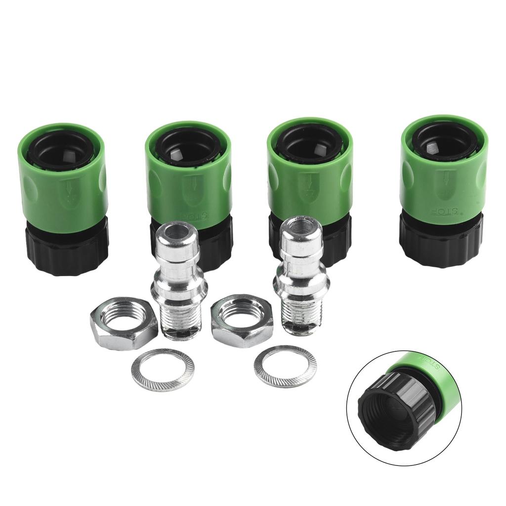 1 Set Quick Connectors Adapter Deck Wash Kit Lawn Mower