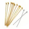 100pcs Stainless Steel Flat Head Pins for Jewelry Making Supplies Ball Pins Jewelry Findings Headpins Eye Pins Accessories