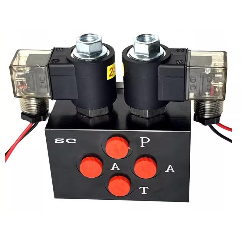 Valvă Solenoid Hidraulic Bidirecțională Controlată Electronic pentru Excavator 12V 24V