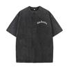 Unisex Vintage Used Wash T-Shirt: Street Style Retro Oversized T-Shirt