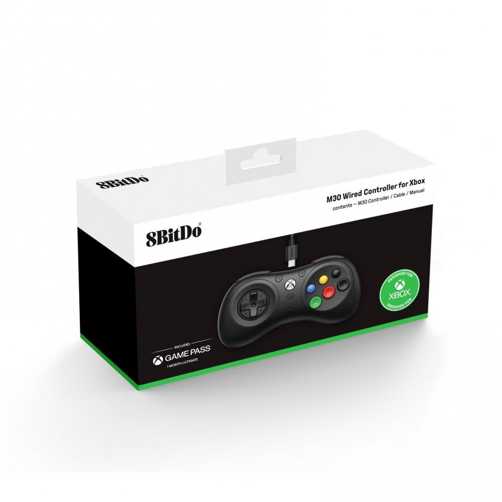 8Bitdo M30 Wired Controller for Xbox Series XS, Xbox One, and Windows 6-Button Layout - Officially Licensed