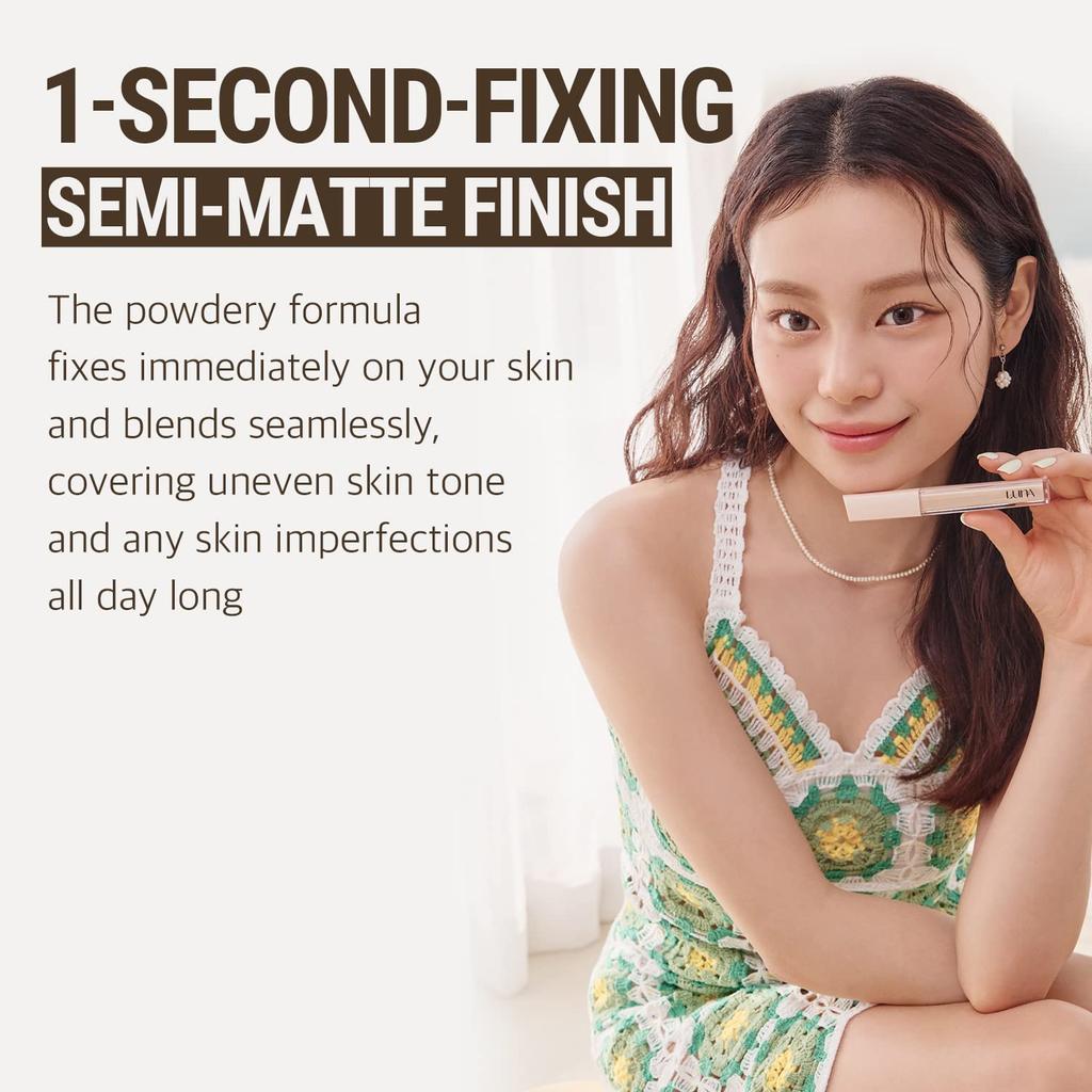 Official LUNA Long-Lasting Tip Concealer Skin Cover Fixing Fit, 7.5g, Size 2, Beige