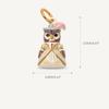 Copper Rococo Animal Figure Charm Pendant Gold Plated Cute Retro Charms For Women Diy Handcraft Bracelet Necklace Accessories