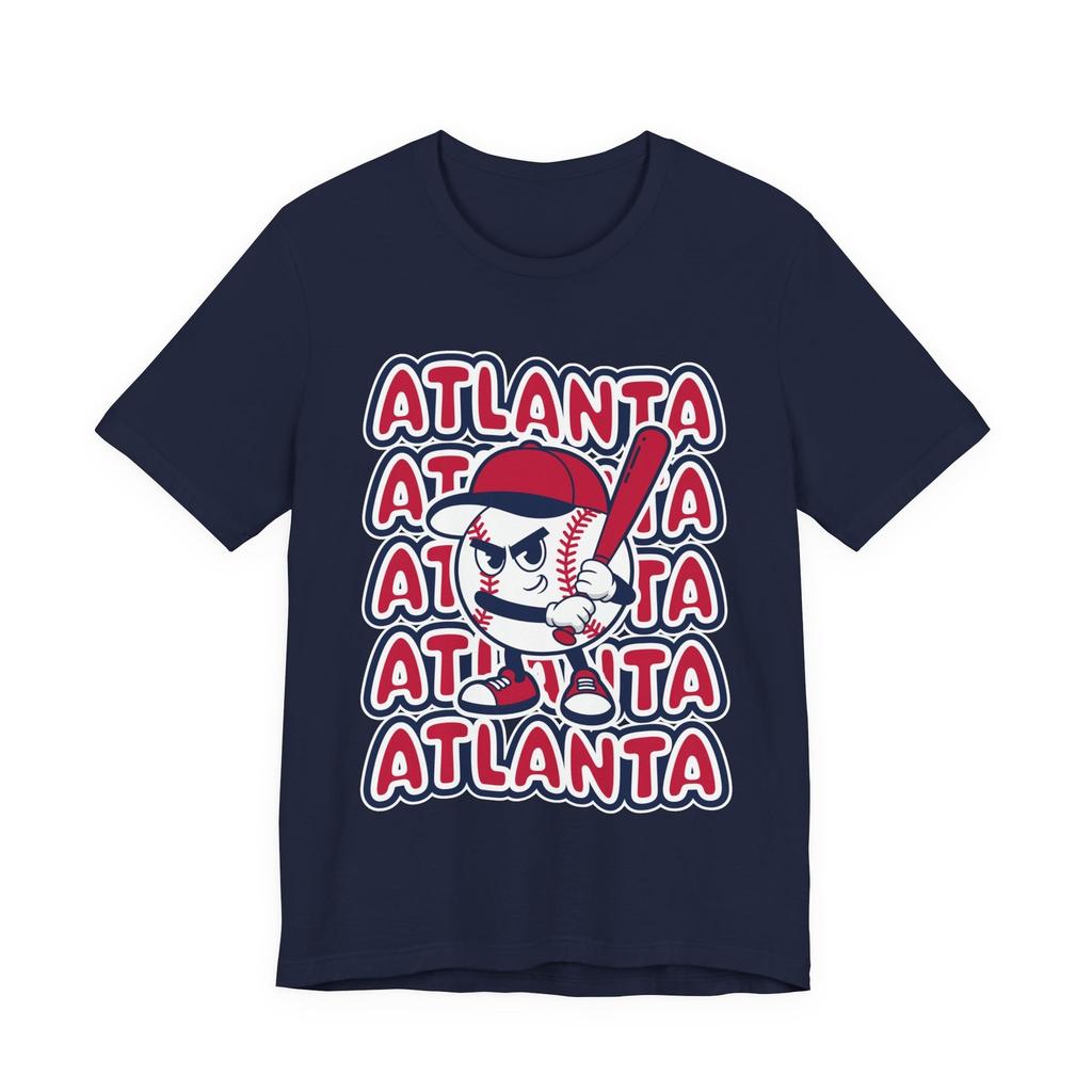Atlanta Baseball T-Shirt Retro Mascot Tee Vintage Style