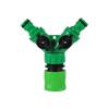 Garden Hose Quick Connectors Y-shaped Water Splitters 1/2" 3/4" Female Thread 2-Way Watering Valves Adjustable Switch Joint Kits