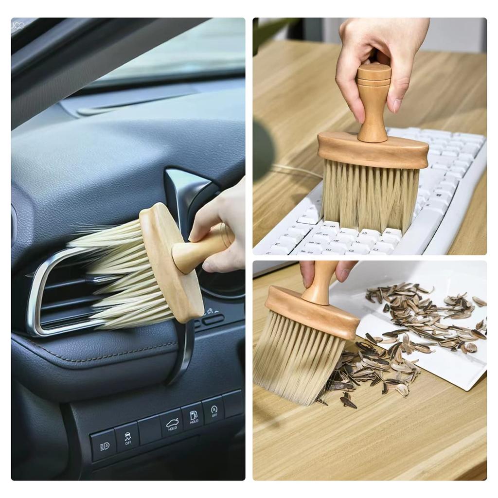 Nalaina Car Wash Brush Cleaning Brush High Density Car Interior Garbage Cleaning Crevice Cleaning