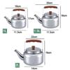 New 1L/1.5L/2L Tea Pot Large Capacity Stainless Steel Hotboiling Pots Fast Heating Coffee Pot Home Camping