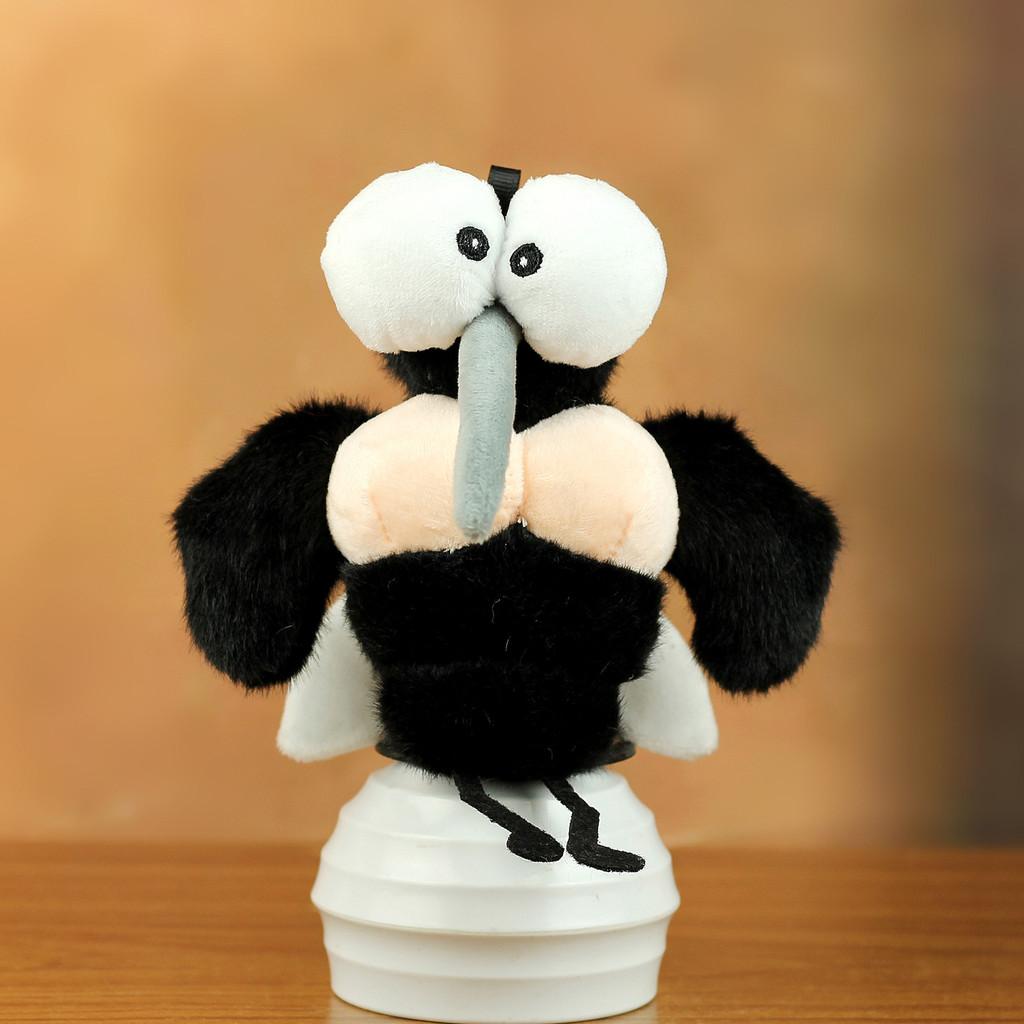 Porte-clés Peluche Moustique Musclé Mignon Avec Remplissage en Coton PP Pour Décoration de Sac et Cadeaux