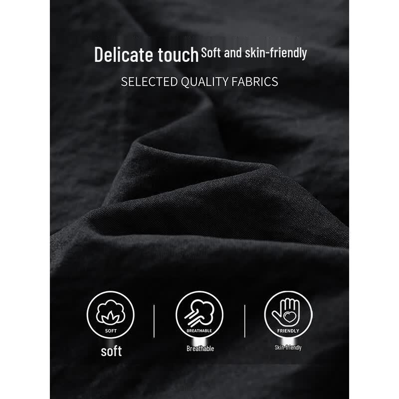 :CHOCOOLATEit Men's Quick-Dry Ice Silk T-Shirt & Shorts Set