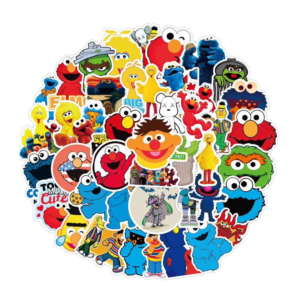 Sticker set of stylish and cute cute sticker suitable for 50, stickers, set, waterproof, cars, smartphones, suitcases, motorcycles, skateboards,