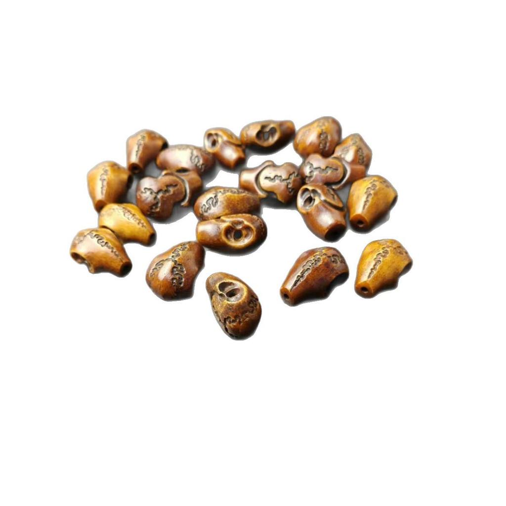Antique Yak Bone Carved Bracelet, 2.2 X 1.5, Unique Loose Bead Jewelry