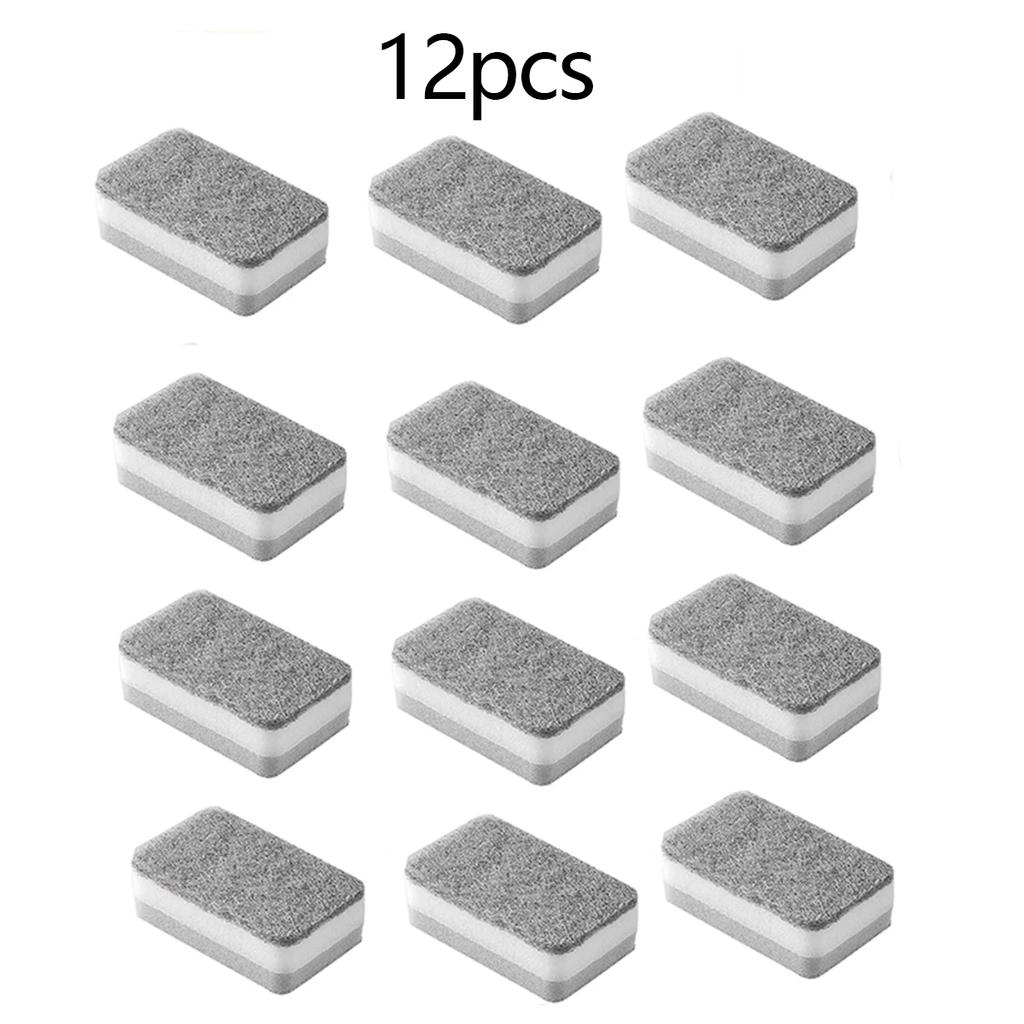 1pc/12pcs/24pcs-Multi Functional Household Cleaning Sponge, Kitchen Dishwashing Sponge, Cleaning Products, Household Small Tools