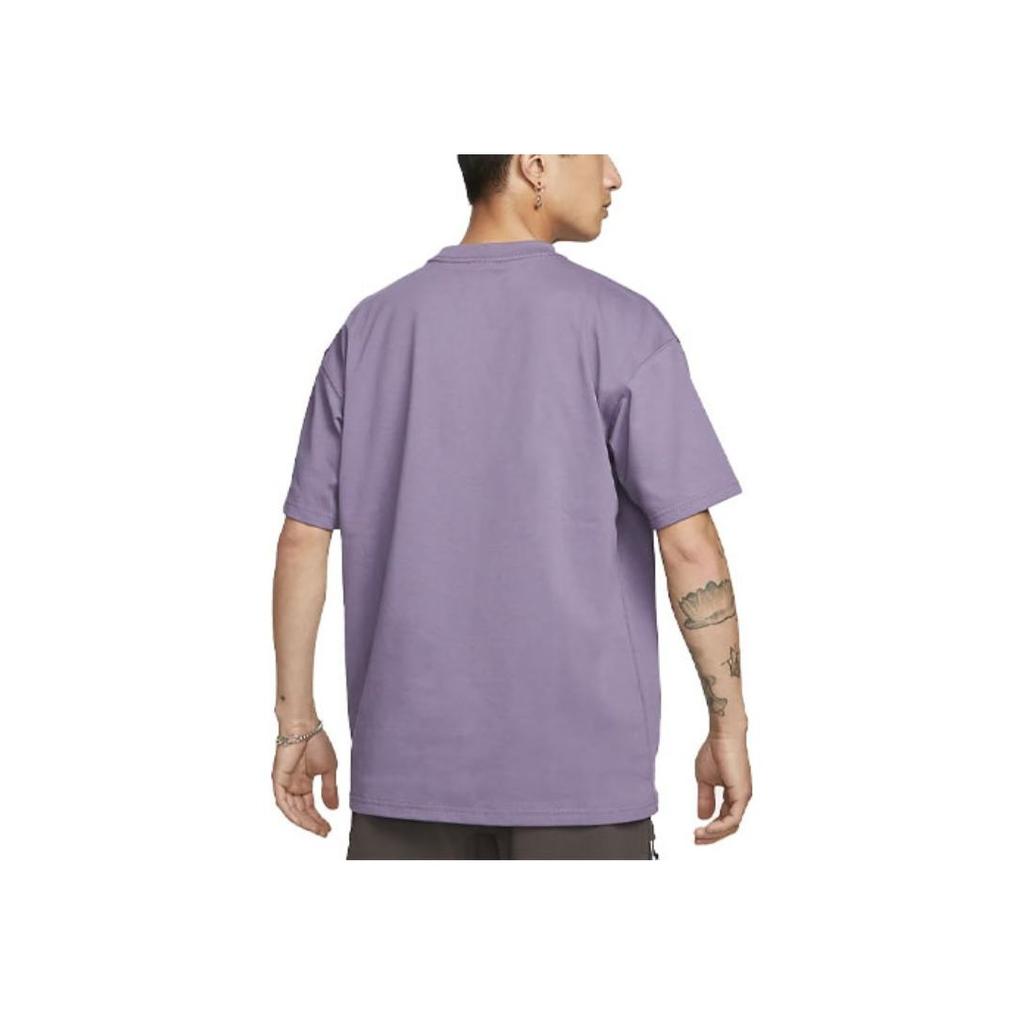Nike ACG Einfarbige Kleinlogo Rundhals Freizeit Kurzarm T-Shirt Herren Oberteile Lila DQ1816-553