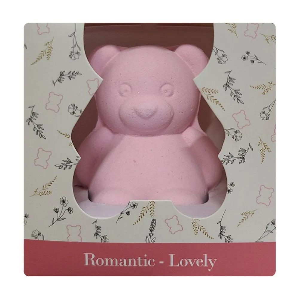 Sparkling Bubble Bear Bath Bomb Rose 120g